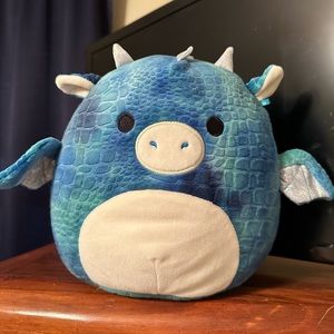 Squishmallow Blue Dragon